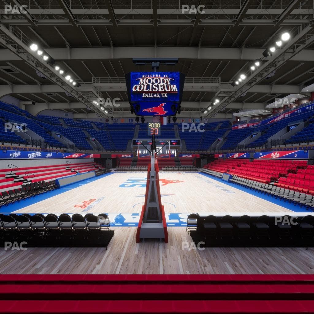 Moody Coliseum - Section 108 Seat View