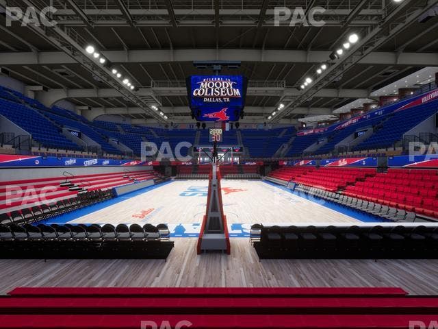 Moody Coliseum - Section 108 Seat View