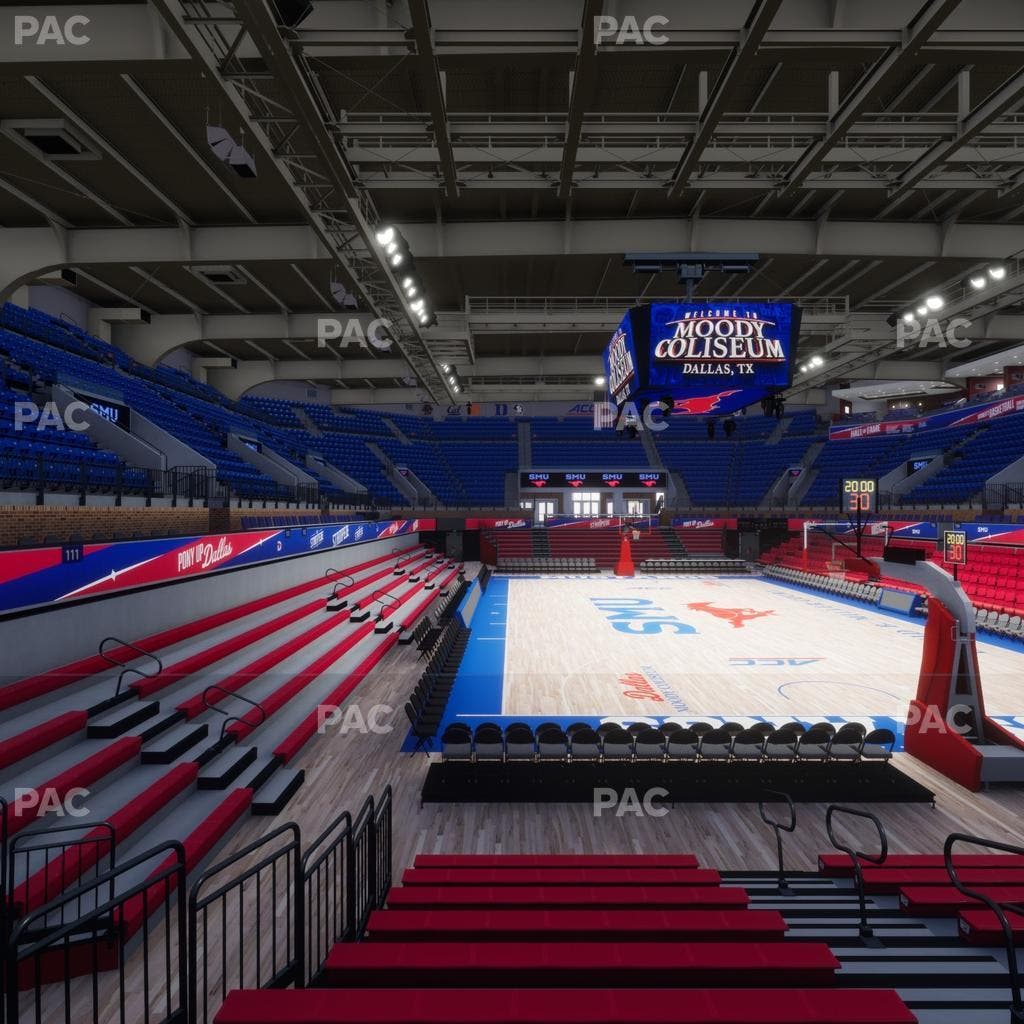 Moody Coliseum - Section 109 Seat View