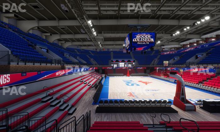 Moody Coliseum - Section 109 Seat View