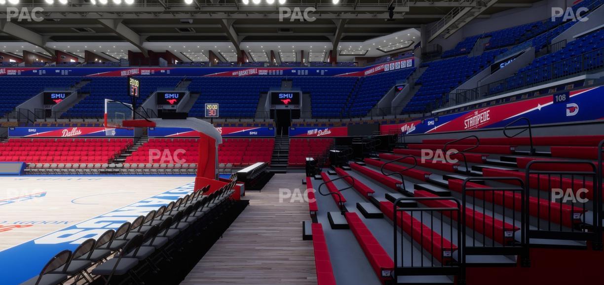 Moody Coliseum - Section 110 Seat View