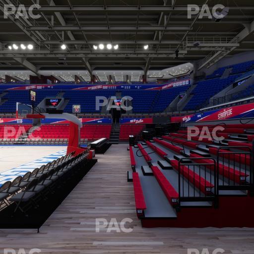 Moody Coliseum - Section 110 Seat View