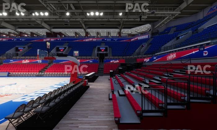 Moody Coliseum - Section 110 Seat View