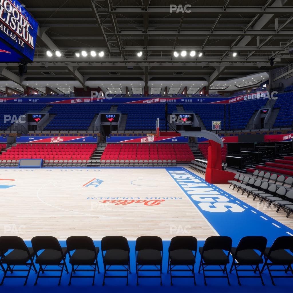Moody Coliseum - Section 111 Seat View