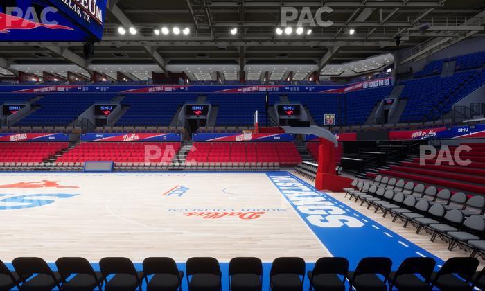 Moody Coliseum - Section 111 Seat View