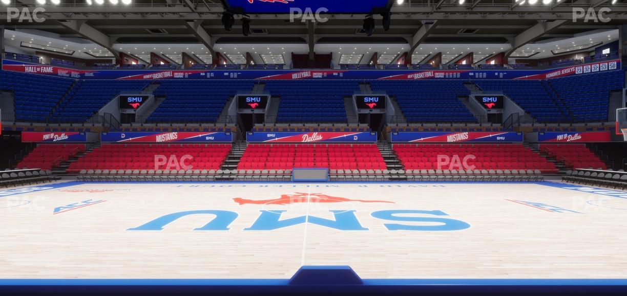 Moody Coliseum - Section 112 Seat View