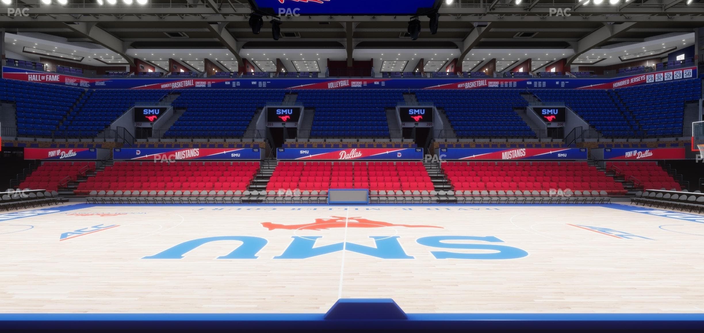 Moody Coliseum - Section 112 Seat View