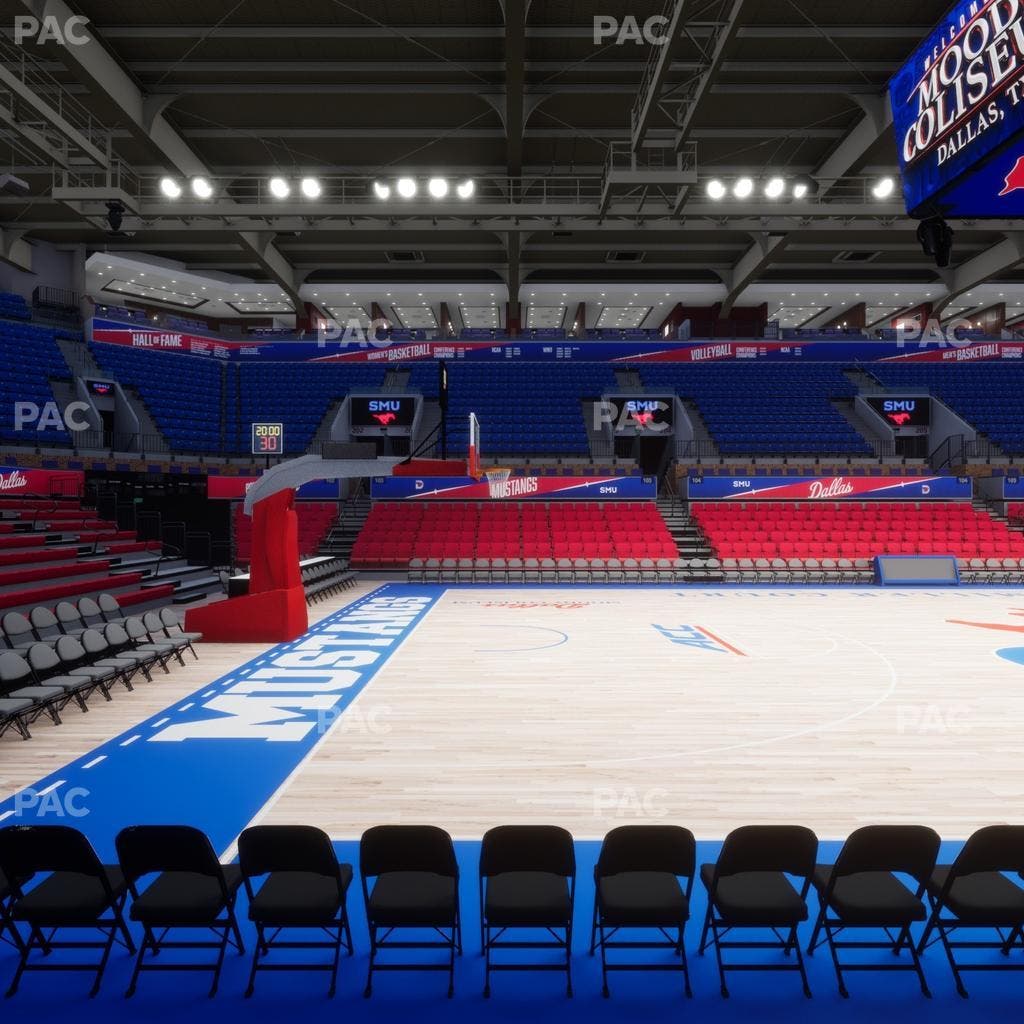 Moody Coliseum - Section 113 Seat View