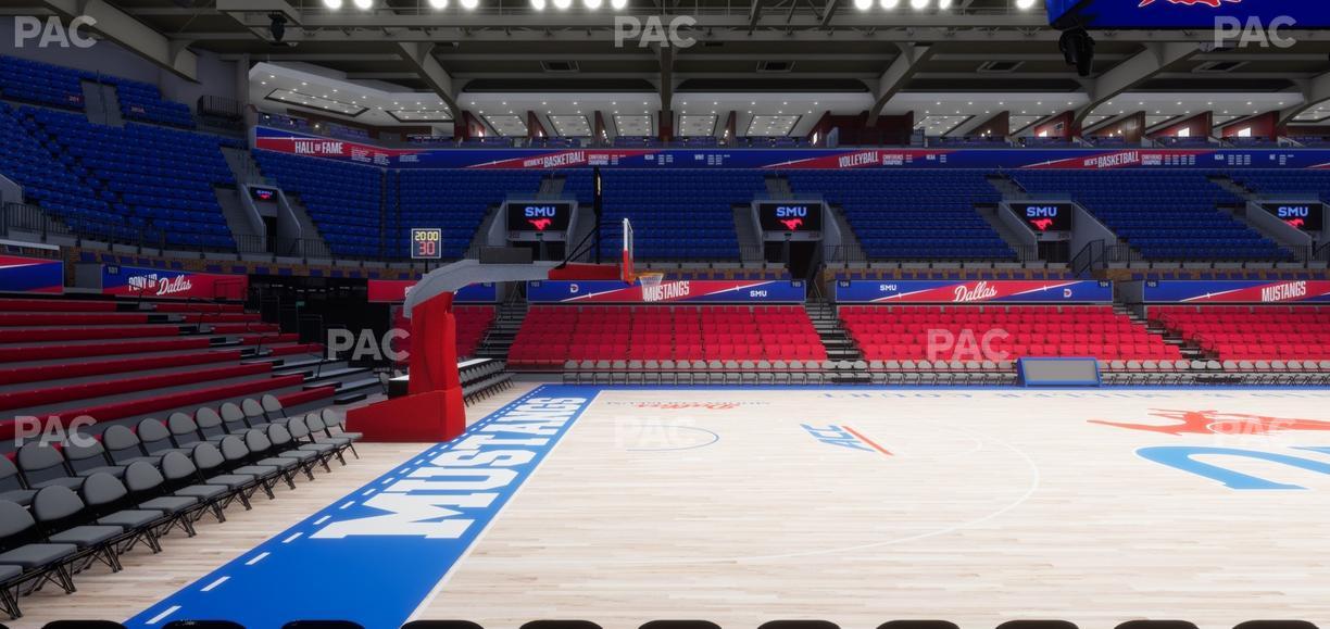 Moody Coliseum - Section 113 Seat View