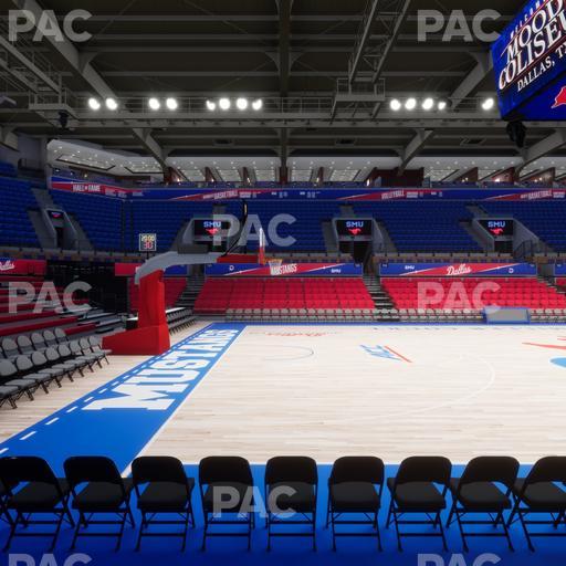 Moody Coliseum - Section 113 Seat View