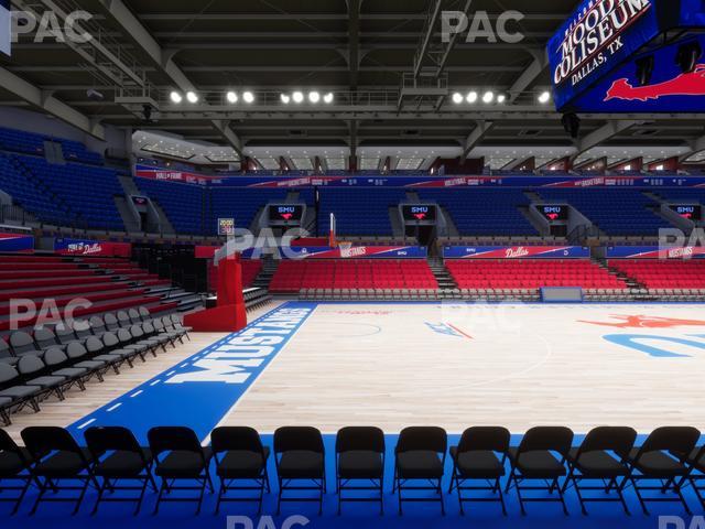 Moody Coliseum - Section 113 Seat View Moody Coliseum - Section 113 Seat View