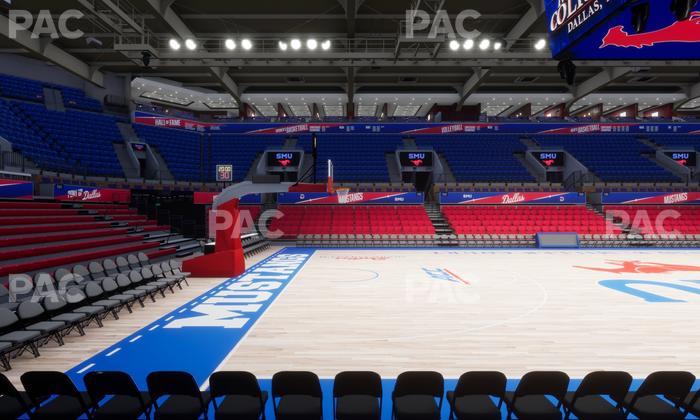 Moody Coliseum - Section 113 Seat View