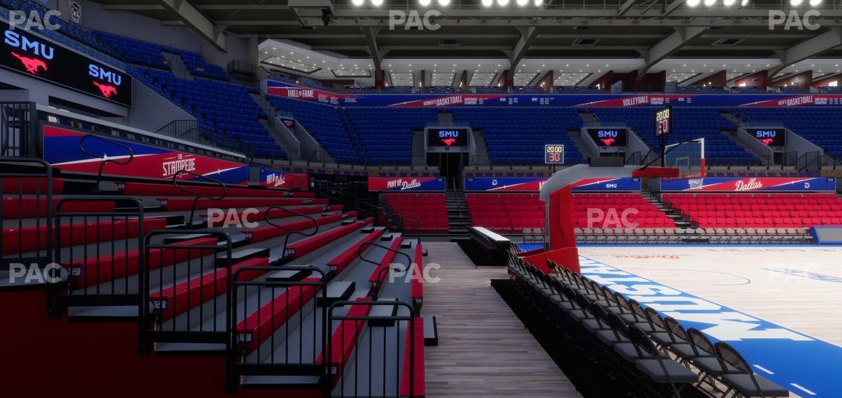 Moody Coliseum - Section 114 Seat View