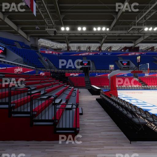 Moody Coliseum - Section 114 Seat View