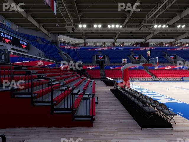 Moody Coliseum - Section 114 Seat View