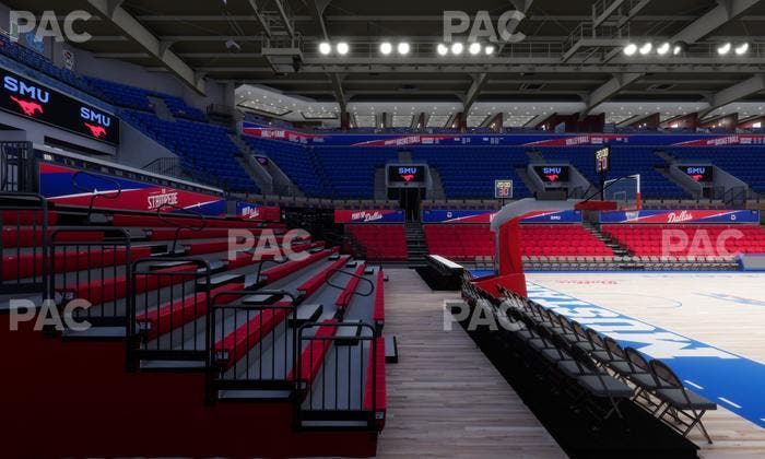 Moody Coliseum - Section 114 Seat View