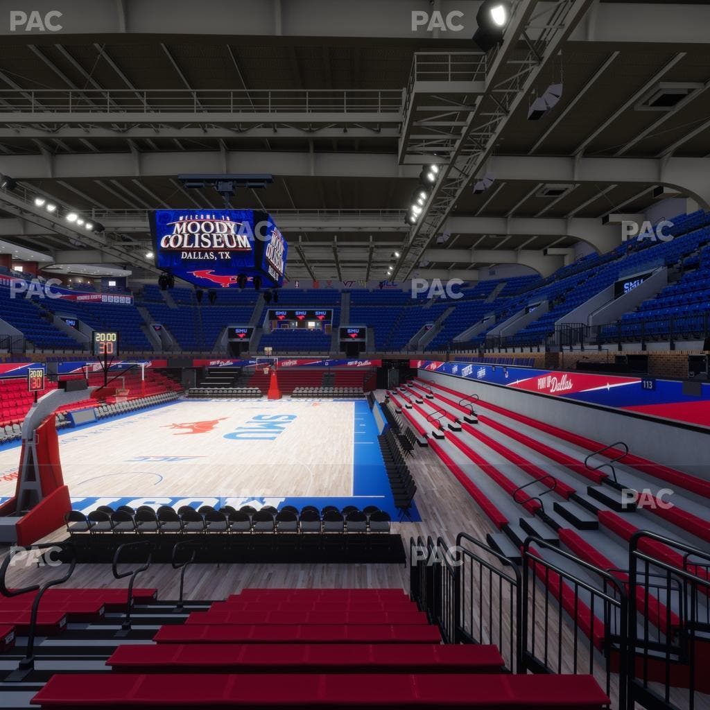 Moody Coliseum - Section 115 Seat View