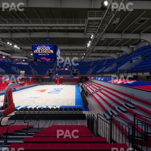 Moody Coliseum - Section 115 Seat View