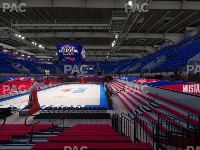 Moody Coliseum - Section 115 Seat View