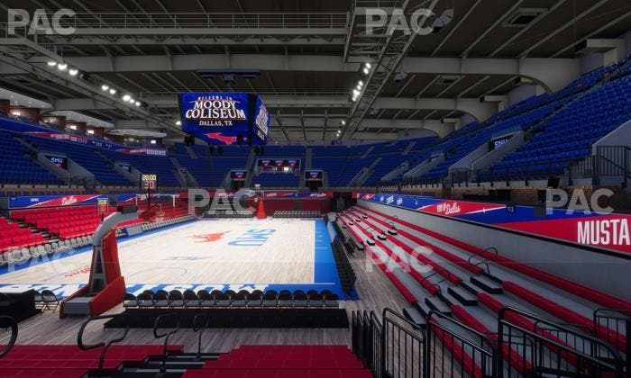 Moody Coliseum - Section 115 Seat View