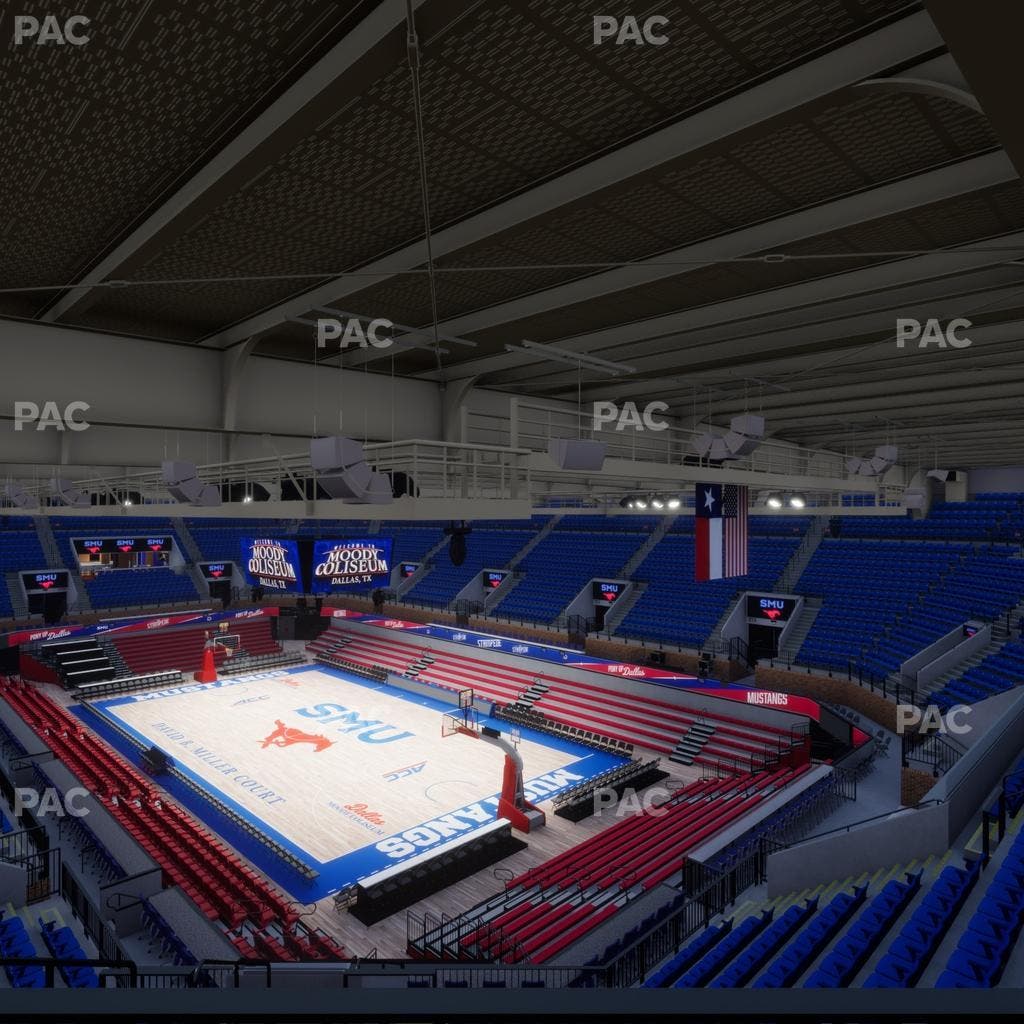 Moody Coliseum - Section 201 A Seat View