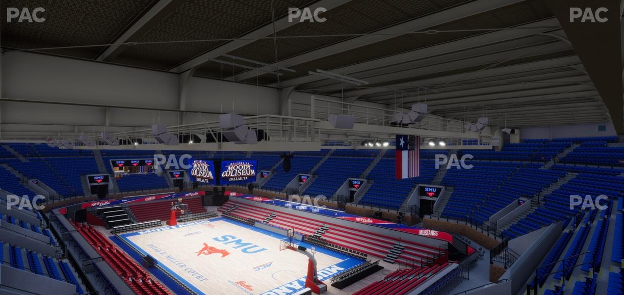 Moody Coliseum - Section 201 A Seat View