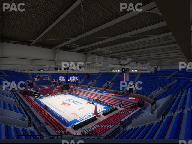 Moody Coliseum - Section 201 A Seat View Moody Coliseum - Section 201 A Seat View