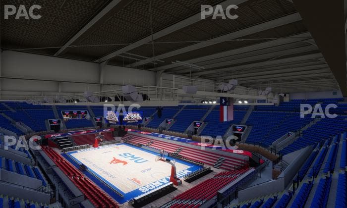 Moody Coliseum - Section 201 A Seat View