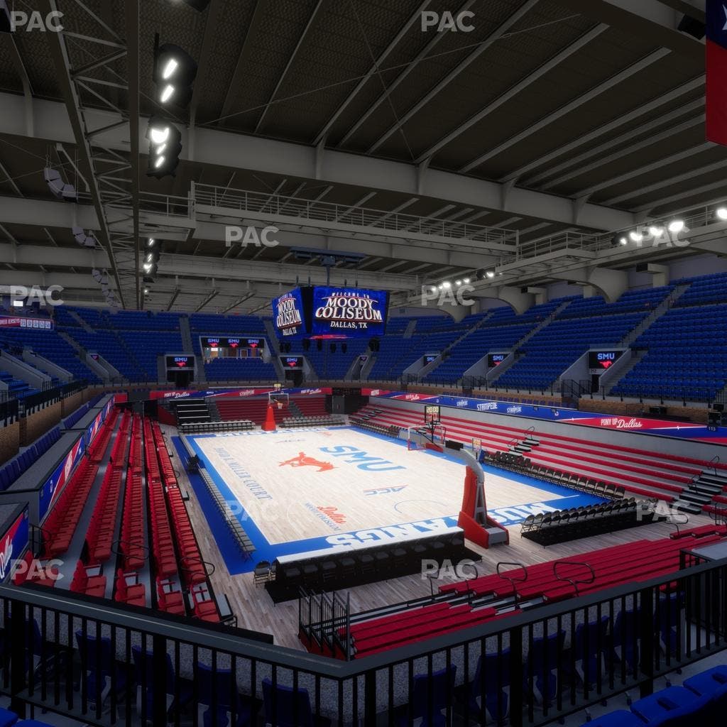 Moody Coliseum - Section 201 Seat View