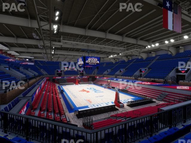 Moody Coliseum - Section 201 Seat View