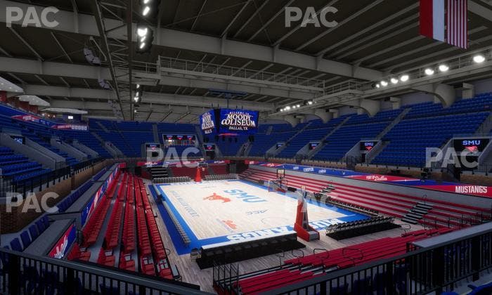 Moody Coliseum - Section 201 Seat View