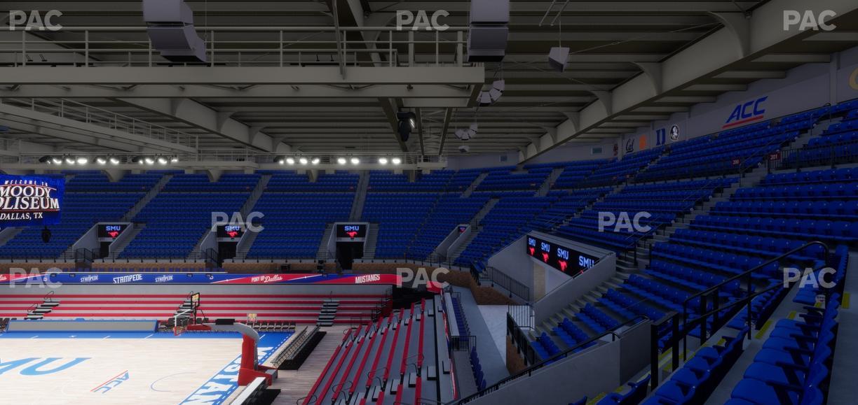 Moody Coliseum - Section 202 Seat View