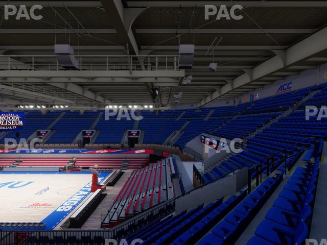 Moody Coliseum - Section 202 Seat View Moody Coliseum - Section 202 Seat View