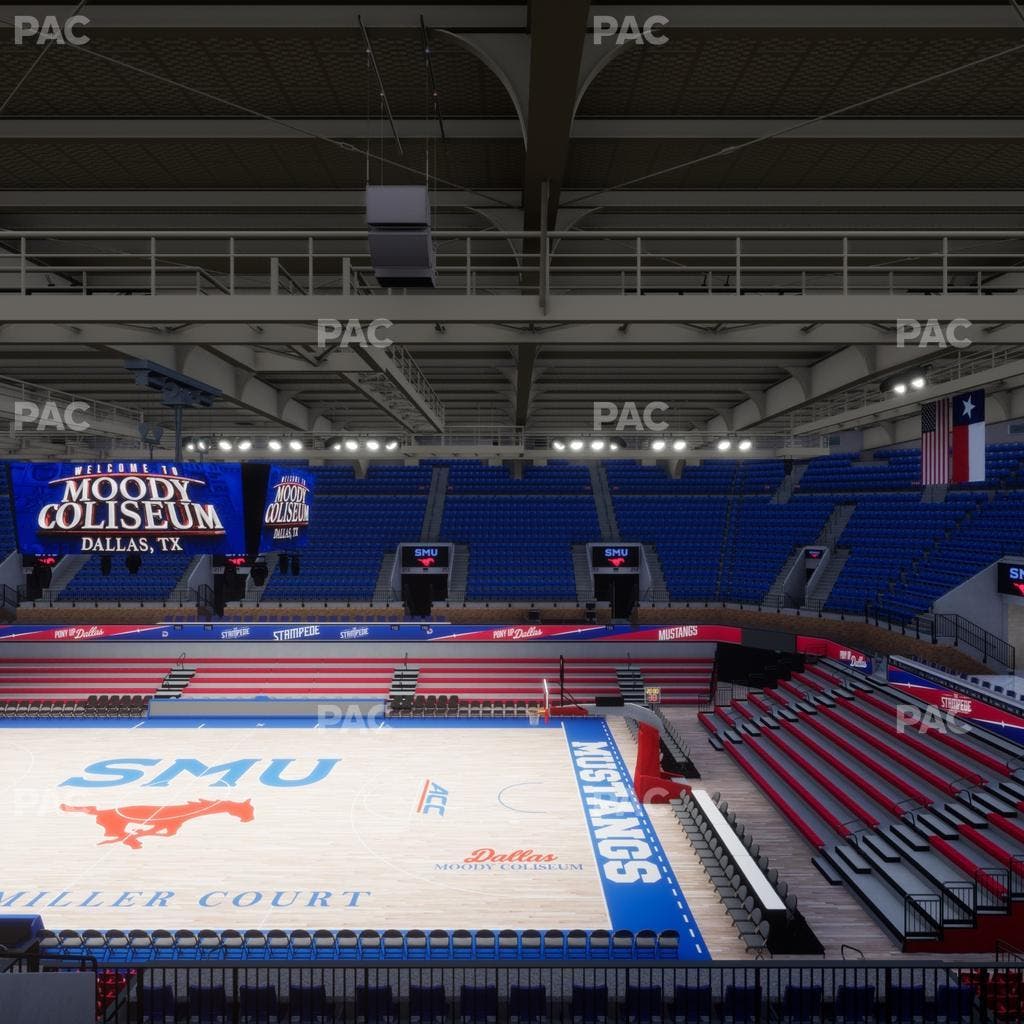 Moody Coliseum - Section 203 Seat View