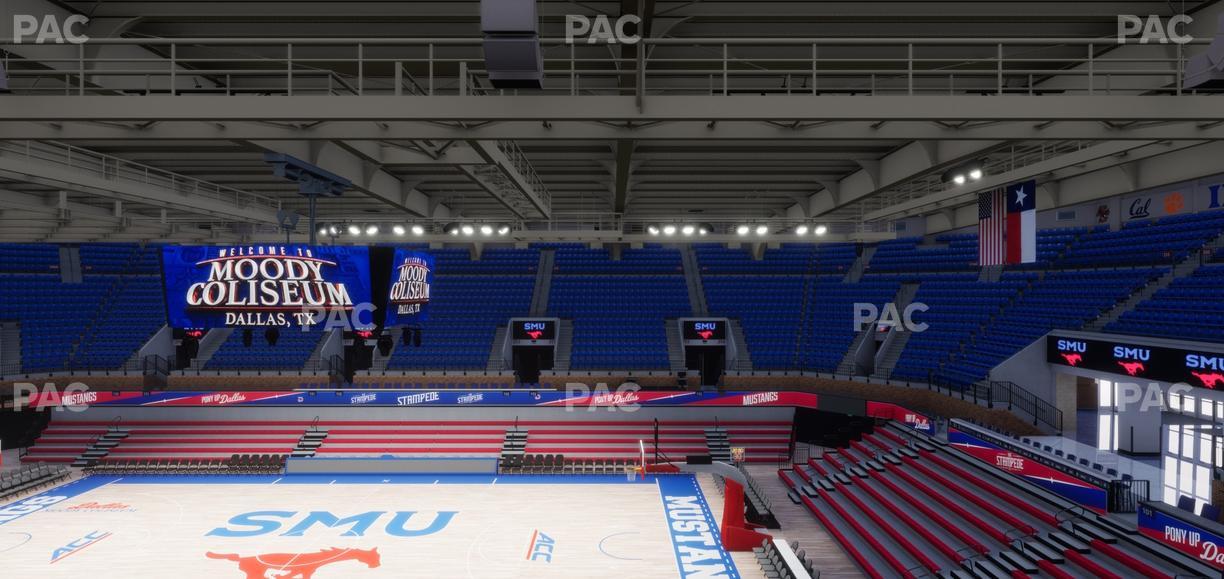 Moody Coliseum - Section 203 Seat View