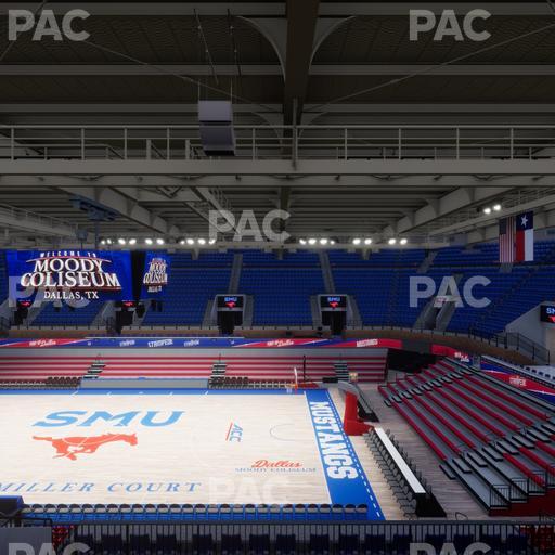 Moody Coliseum - Section 203 Seat View