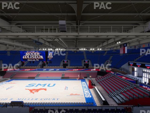 Moody Coliseum - Section 203 Seat View Moody Coliseum - Section 203 Seat View