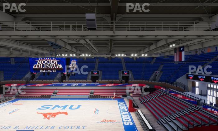 Moody Coliseum - Section 203 Seat View