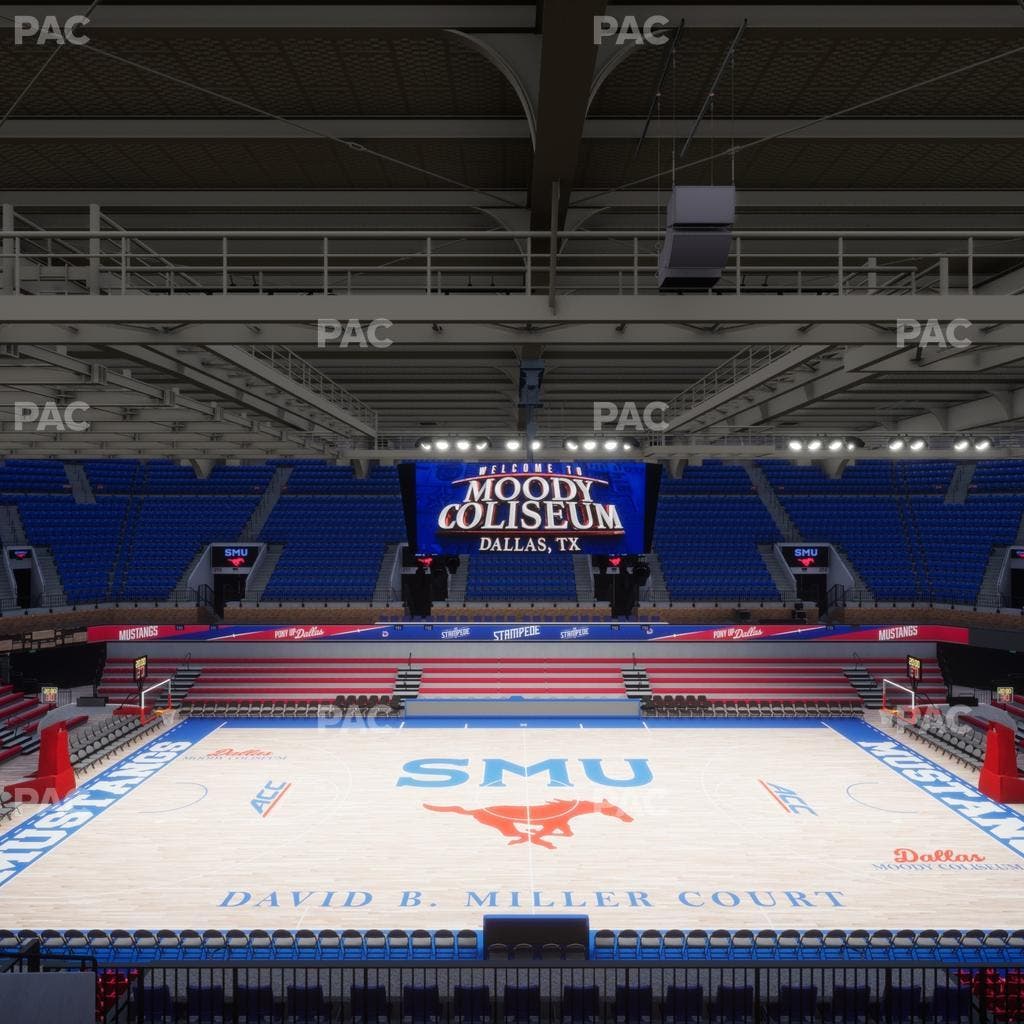 Moody Coliseum - Section 204 Seat View