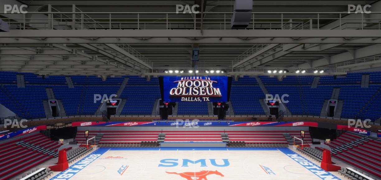 Moody Coliseum - Section 204 Seat View