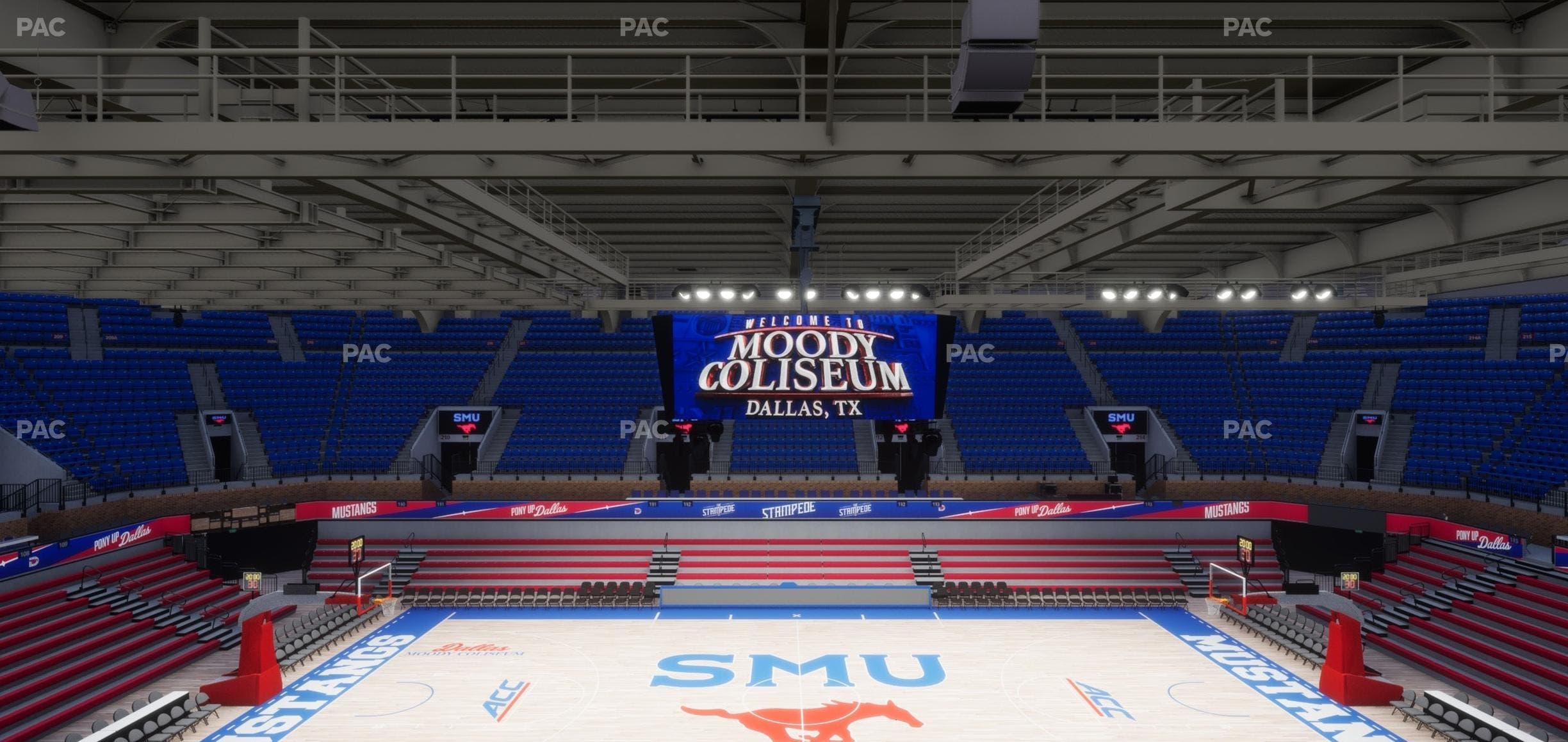 Moody Coliseum - Section 204 Seat View
