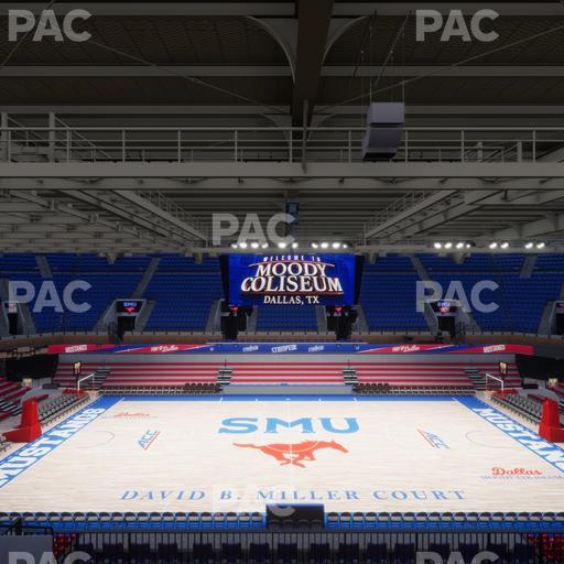 Moody Coliseum - Section 204 Seat View