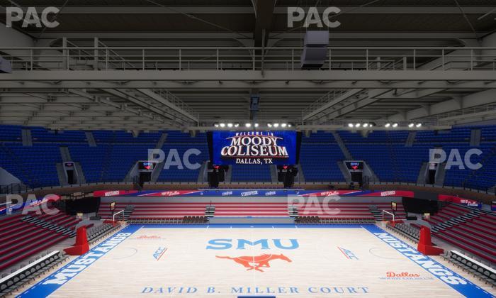 Moody Coliseum - Section 204 Seat View