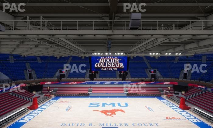 Moody Coliseum - Section 204 Seat View