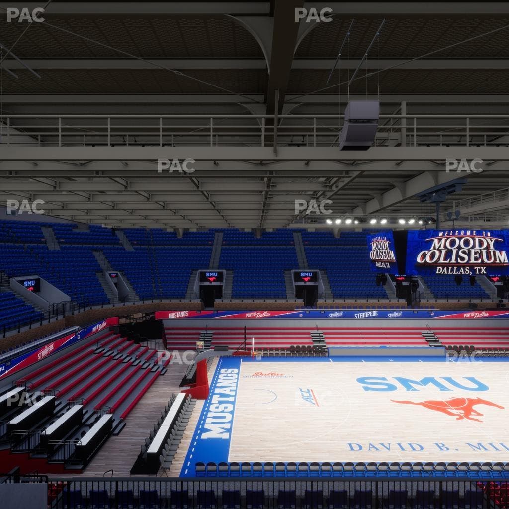 Moody Coliseum - Section 205 Seat View