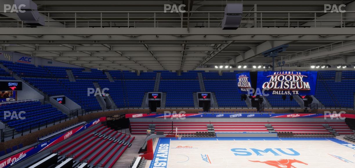 Moody Coliseum - Section 205 Seat View