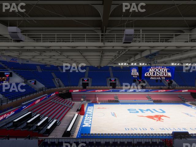 Moody Coliseum - Section 205 Seat View Moody Coliseum - Section 205 Seat View