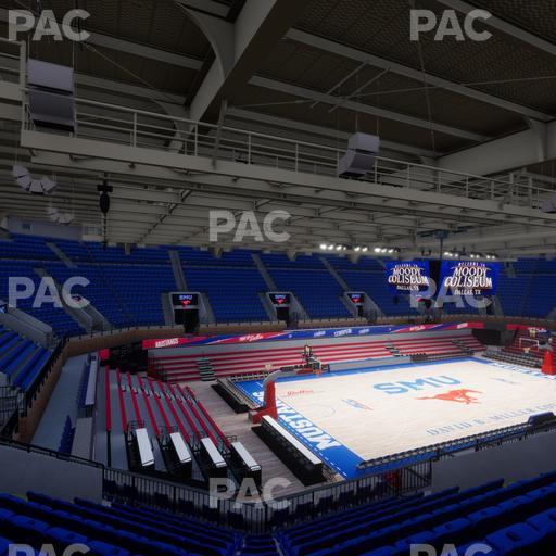 Moody Coliseum - Section 206 Seat View