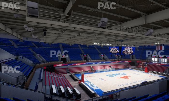 Moody Coliseum - Section 206 Seat View