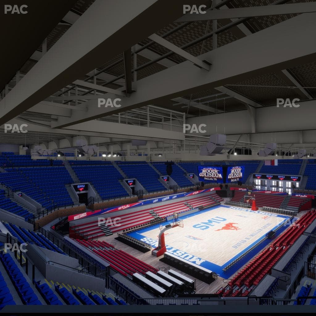 Moody Coliseum - Section 207 A Seat View